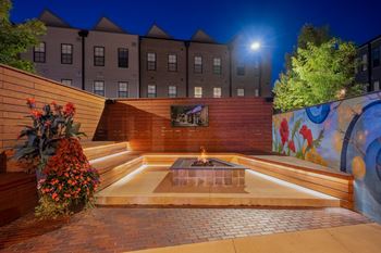 Outdoor grilling area & fire pit